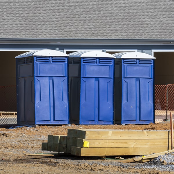 are there any restrictions on what items can be disposed of in the portable restrooms in Monterey TN